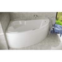 Акрилова ванна Besco Ada 140x90 L, асиметрична лівобічна (WAA-140-NL)