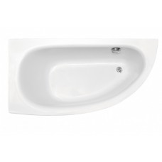Акрилова ванна Besco Milena Premium 150x70 L, асиметрична + ручки (WAM-150-NLS)