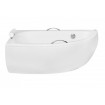 Акрилова ванна Besco Milena Premium 150x70 L, асиметрична + ручки (WAM-150-NLS)