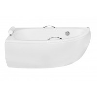 Акрилова ванна Besco Milena Premium 150x70 L, асиметрична + ручки (WAM-150-NLS)