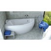 Акрилова ванна Besco Milena Premium 150x70 L, асиметрична + ручки (WAM-150-NLS)