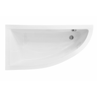 Акрилова ванна Besco Praktika 150x70 L, асиметрична (WAP-150-NL)