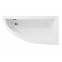 Акрилова ванна Besco Praktika 150x70 R, асиметрична (WAP-150-NP)