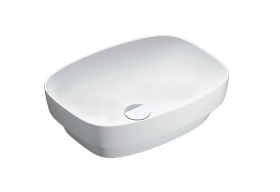 Умивальник на стільницю Catalano Colori Green Lux 50 cатин білий (150AGRLXBM)