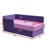 Дитячий диван ТМ Віка Бамбіно (VK017) Дитячий диван ТМ Віка Бамбіно (VK017)