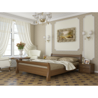 Односпальне ліжко Естелла Діана 90х190 буковий масив (OL-11.2)