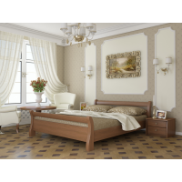 Односпальне ліжко Естелла Діана 90х190 буковий масив (OL-11.2)