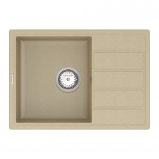 Кухонна мийка Vancor Easy EMP 02.62, 620x440 мм, Safari + Сифон Vankor Стандарт