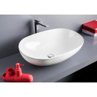 Умивальник на стільницю ArtCeram La ciotola 70, white (LCL0020100)