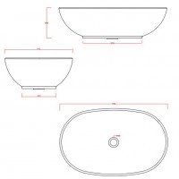 Умивальник на стільницю ArtCeram La ciotola 70, white (LCL0020100)
