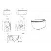 Підвісний унітаз GSG LIKE 52,5 см Smart Clean white matt (LKWCSO001)