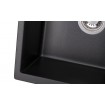 Кухонна мийка Granado Samora 579x488 мм, black shine + Сифон (0901)