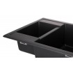 Кухонна мийка Granado Samora 579x488 мм, black shine + Сифон (0901)