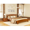 Односпальне ліжко Естелла Венеція Люкс 120х200 буковий масив (OL-18)