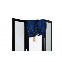 Ширма ДекоДім Економ на 6 секцій 300х170 см, чорно-біла (DK11-08)