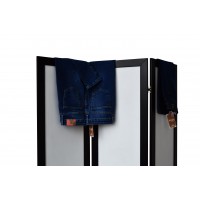 Ширма ДекоДім Економ на 6 секцій 300х170 см, чорно-біла (DK11-08)