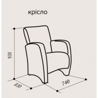Крісло Embawood Сінді, білий (EW36)
