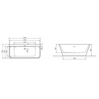 Ванна окремостояча Excellent Lila 1600x730 мм (WAEX.LIL16WH)