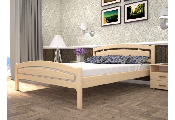 Двоспальне ліжко ТИС Модерн 2 160x200 бук (TYS356)