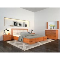 Двоспальне ліжко Арбор Древ Регіна Люкс 160х200 бук (LB160) Двоспальне ліжко Арбор Древ Регіна Люкс 160х200 бук (LB160)