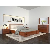 Двоспальне ліжко Арбор Древ Регіна Люкс 160х200 бук (LB160)