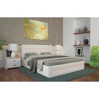 Двоспальне ліжко Арбор Древ Рената Д з підйомним механізмом 160х190 сосна (RDS160.2)