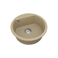 Кухонна мийка Vancor Tera TMR 01.50, 500x500 мм, Safari + Сифон Vankor Стандарт
