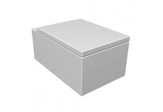 Підвісний унітаз GSG BOX 53 см white glossy (BXWCSO000)