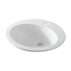 Врізний умивальник ArtCeram Eolo, white (ELL0010100)