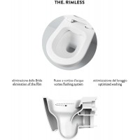 Підвісний унітаз ArtCeram File 2.0 THE.RIMLESS, glossy black (FLV0040300)
