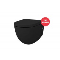 Підвісний унітаз ArtCeram File 2.0 THE.RIMLESS, glossy black (FLV0040300)