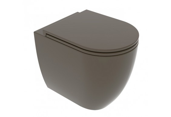 Унітаз підлоговий GSG LIKE 52,5 см Smart Clean matt Coffe (LKWC01018)