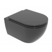 Підвісний унітаз GSG LIKE 52,5 см Smart Clean glossy Black (LKWCSO002)