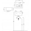 Підвісний умивальник ArtCeram Fuori box mini, white (TFL0190100)