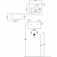 Підвісний умивальник ArtCeram Fuori box mini, white (TFL0190100)