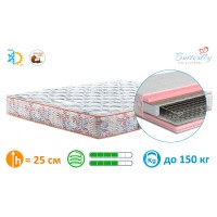 Матрац MatroLuxe Flower 140х190 двохсторонній (FLOW5)