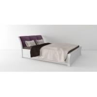 Двоспальне ліжко WoodSoft Ravenna 160x200, ясень (Ravenna160200JAS)