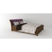 Односпальне ліжко WoodSoft Ravenna з підйомним механізмом 120x190, вільха (RavennaPM120190VIL)