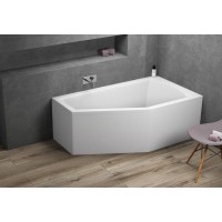 Ванна акрилова Polimat Selena 160х90, R + ніжки (00951)