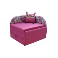 Дитячий диван ТМ Віка Сова, кут Г розовий (VK025) Дитячий диван ТМ Віка Сова, кут Г розовий (VK025)