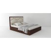 Односпальне ліжко WoodSoft Tokio з підйомним механізмом 120x190, ясень (TokioPM120190JAS)