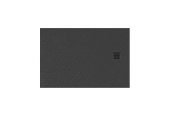Душовий піддон NEW TRENDY MORI 100x90x3,5 см, сірий RAL 7040 (B-0397)