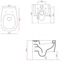 Підвісний унітаз ArtCeram Azuley, white (AZV0010100)
