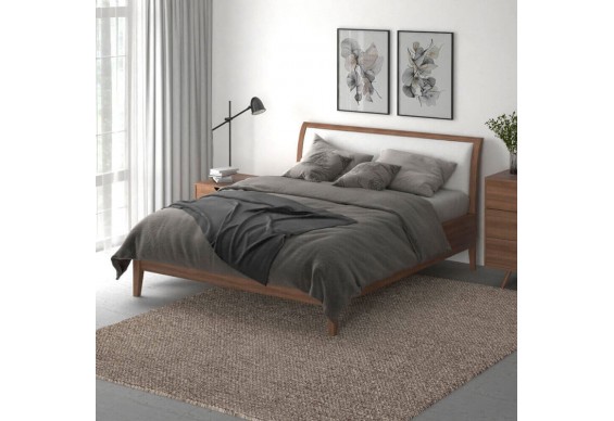 Односпальне ліжко WoodSoft Detroit 90x200, ясень (Detr90200JAS)