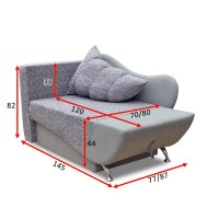 Дитячий диван ТМ Віка Ельф 80x145 (VK006-1) Дитячий диван ТМ Віка Ельф 80x145 (VK006-1)