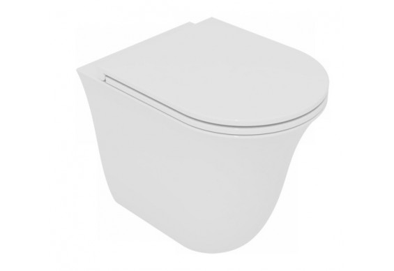 Унітаз підлоговий GSG Flut 52,5 см Smart Clean white glossy (FLWC01000)