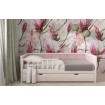 Дитяче ліжко WoodSoft Nevis з ящиками 90x190, ясень (NevisJ90190JAS)