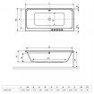 Панель для ванни Arana (комплект - 3 одиниці) (OBEX.AR2.18WH)