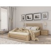 Двоспальне ліжко Естелла Селена з підйомним механізмом 180х200 буковий щит (LP-04)