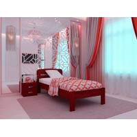 Односпальне ліжко НеоМеблі Октавія С1 80х190 (NM4)